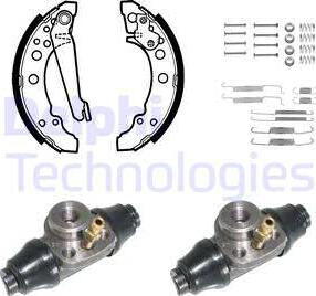 Delphi 715 - Bremsbackensatz alexcarstop-ersatzteile.com