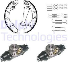 Delphi 849 - Bremsbackensatz alexcarstop-ersatzteile.com