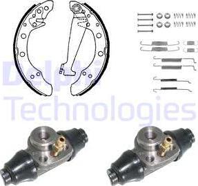 Delphi 998 - Bremsbackensatz alexcarstop-ersatzteile.com