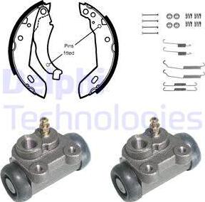 Delphi 826 - Bremsbackensatz alexcarstop-ersatzteile.com