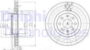 Delphi BG3944 - Bremsscheibe alexcarstop-ersatzteile.com