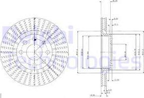 Delphi BG2636 - Bremsscheibe alexcarstop-ersatzteile.com