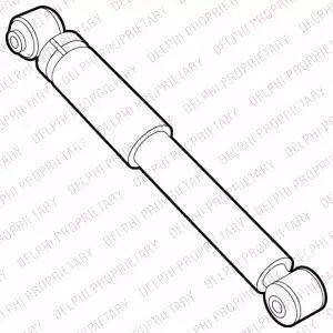 Delphi DG4316 - Stoßdämpfer alexcarstop-ersatzteile.com