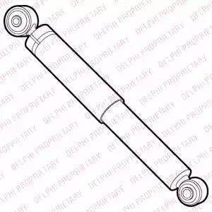 Delphi D2252400 - Stoßdämpfer alexcarstop-ersatzteile.com