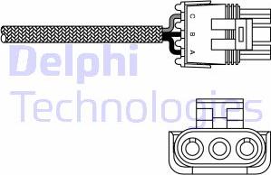 Delphi ES10969-12B1 - Lambdasonde alexcarstop-ersatzteile.com