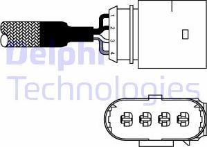 Delphi ES10981-12B1 - Lambdasonde alexcarstop-ersatzteile.com