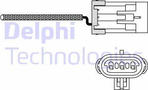 Delphi ES10988-12B1 - Lambdasonde alexcarstop-ersatzteile.com