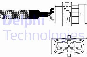 Delphi ES10982-12B1 - Lambdasonde alexcarstop-ersatzteile.com