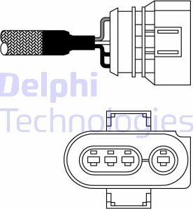 Delphi ES10987-12B1 - Lambdasonde alexcarstop-ersatzteile.com