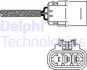 Delphi ES10456-12B1 - Lambdasonde alexcarstop-ersatzteile.com