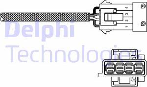 Delphi ES10818-12B1 - Lambdasonde alexcarstop-ersatzteile.com