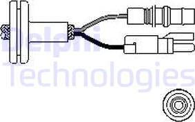 Delphi ES10258-12B1 - Lambdasonde alexcarstop-ersatzteile.com