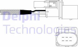 Delphi ES11026-12B1 - Lambdasonde alexcarstop-ersatzteile.com