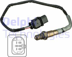 Delphi ES20550-12B1 - Lambdasonde alexcarstop-ersatzteile.com