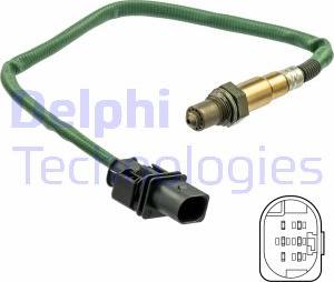 Delphi ES20552-12B1 - Lambdasonde alexcarstop-ersatzteile.com