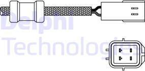 Delphi ES20049-12B1 - Lambdasonde alexcarstop-ersatzteile.com