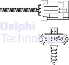 Delphi ES20135-12B1 - Lambdasonde alexcarstop-ersatzteile.com