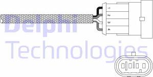 Delphi ES20344-12B1 - Lambdasonde alexcarstop-ersatzteile.com