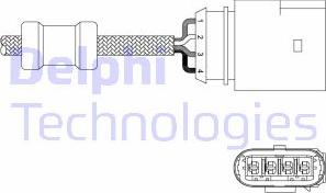 Delphi ES20348-12B1 - Lambdasonde alexcarstop-ersatzteile.com