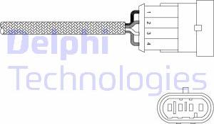 Delphi ES20302-12B1 - Lambdasonde alexcarstop-ersatzteile.com