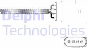 Delphi ES20338-12B1 - Lambdasonde alexcarstop-ersatzteile.com