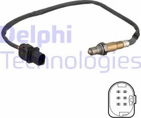 Delphi ES21150-12B1 - Lambdasonde alexcarstop-ersatzteile.com