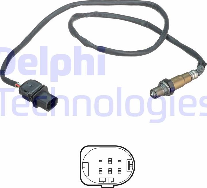 Delphi ES21110-12B1 - Lambdasonde alexcarstop-ersatzteile.com