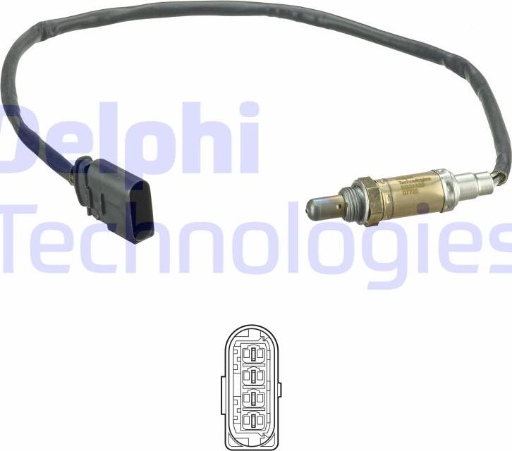 Delphi ES21120-12B1 - Lambdasonde alexcarstop-ersatzteile.com