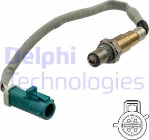 Delphi ES21121-12B1 - Lambdasonde alexcarstop-ersatzteile.com