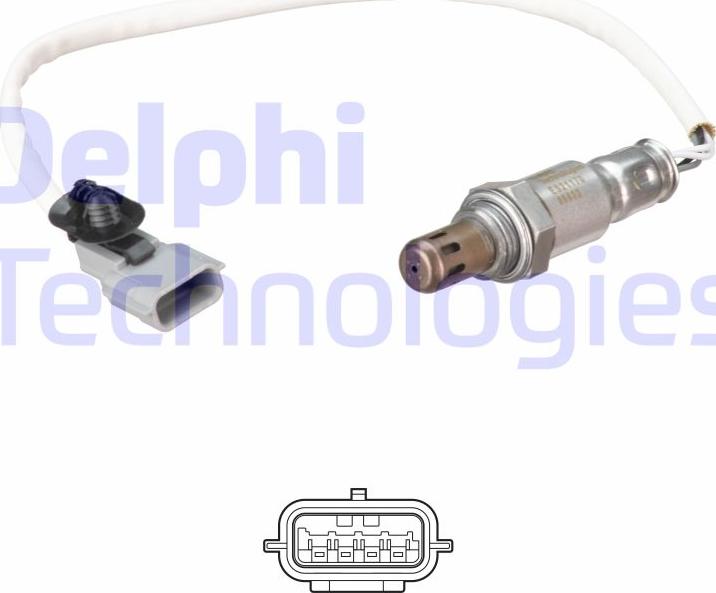 Delphi ES21170-12B1 - Lambdasonde alexcarstop-ersatzteile.com