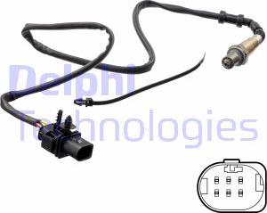 Delphi ES21348-12B1 - Lambdasonde alexcarstop-ersatzteile.com