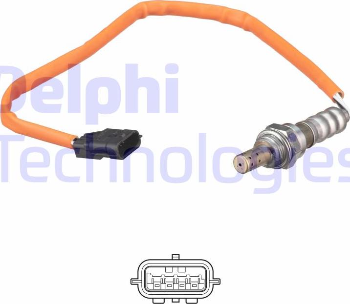 Delphi ES21312-12B1 - Lambdasonde alexcarstop-ersatzteile.com