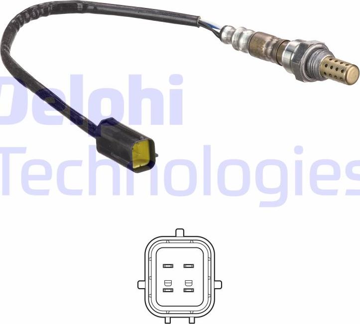 Delphi ES21325-12B1 - Lambdasonde alexcarstop-ersatzteile.com