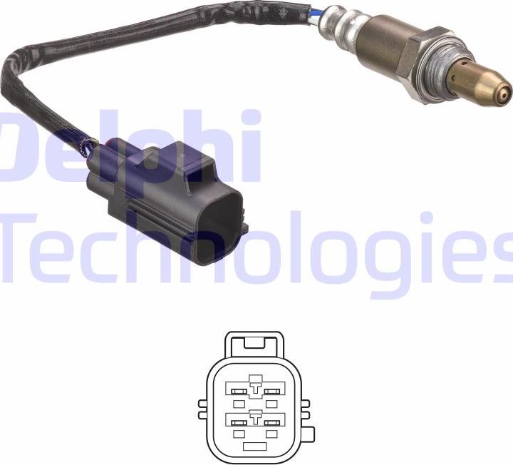 Delphi ES21290-12B1 - Lambdasonde alexcarstop-ersatzteile.com