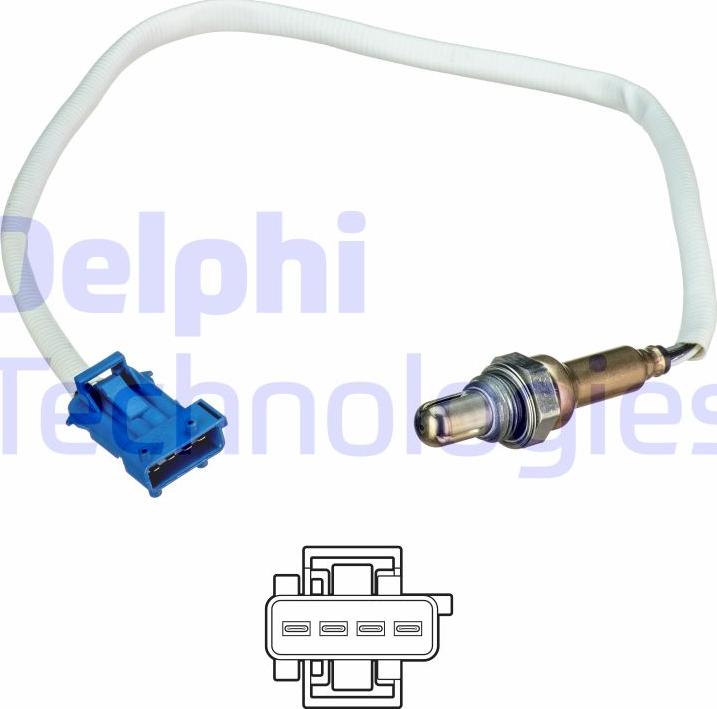 Delphi ES21244-12B1 - Lambdasonde alexcarstop-ersatzteile.com