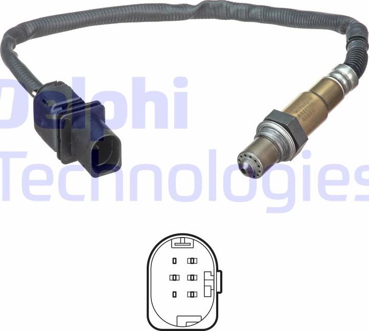 Delphi ES21264-12B1 - Lambdasonde alexcarstop-ersatzteile.com