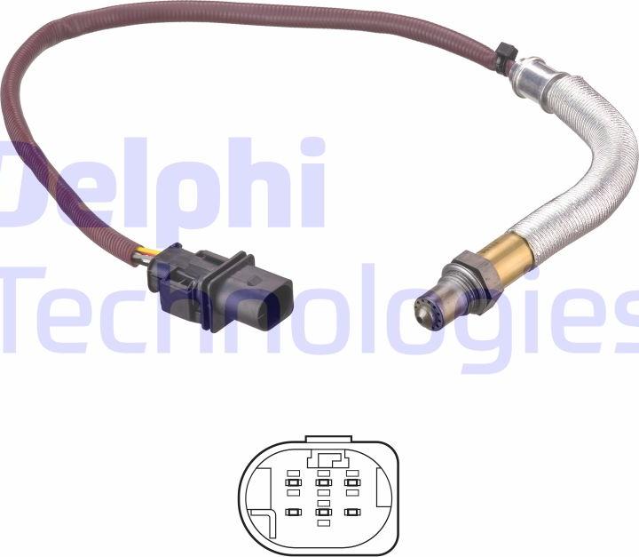 Delphi ES21238-12B1 - Lambdasonde alexcarstop-ersatzteile.com