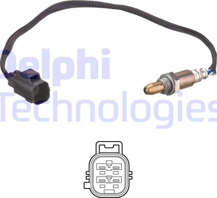 Delphi ES21271-12B1 - Lambdasonde alexcarstop-ersatzteile.com