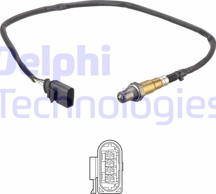 Delphi ES21273-12B1 - Lambdasonde alexcarstop-ersatzteile.com