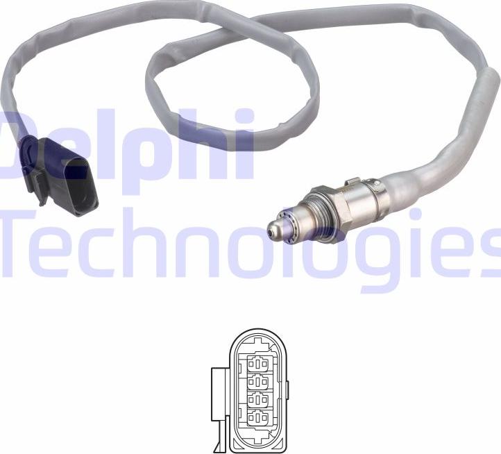 Delphi ES21272-12B1 - Lambdasonde alexcarstop-ersatzteile.com