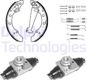 Delphi KP1132 - Bremsbackensatz alexcarstop-ersatzteile.com