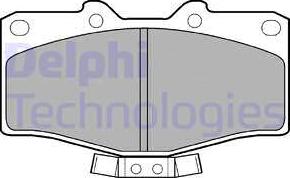 Delphi LP951 - Bremsbelagsatz, Scheibenbremse alexcarstop-ersatzteile.com