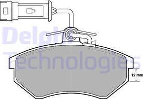 Delphi LP901 - Bremsbelagsatz, Scheibenbremse alexcarstop-ersatzteile.com