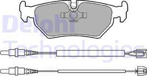 Delphi LP910 - Bremsbelagsatz, Scheibenbremse alexcarstop-ersatzteile.com