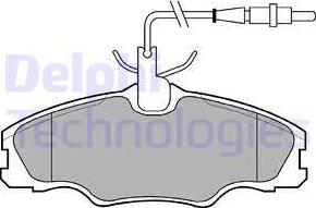 Delphi LP985 - Bremsbelagsatz, Scheibenbremse alexcarstop-ersatzteile.com