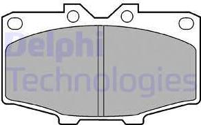 Delphi LP448 - Bremsbelagsatz, Scheibenbremse alexcarstop-ersatzteile.com