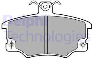 Delphi LP459 - Bremsbelagsatz, Scheibenbremse alexcarstop-ersatzteile.com