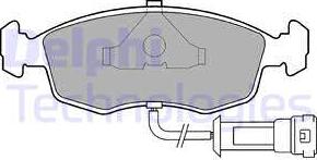 Delphi LP457 - Bremsbelagsatz, Scheibenbremse alexcarstop-ersatzteile.com