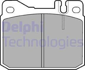 Delphi LP427 - Bremsbelagsatz, Scheibenbremse alexcarstop-ersatzteile.com