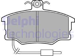 Delphi LP569 - Bremsbelagsatz, Scheibenbremse alexcarstop-ersatzteile.com